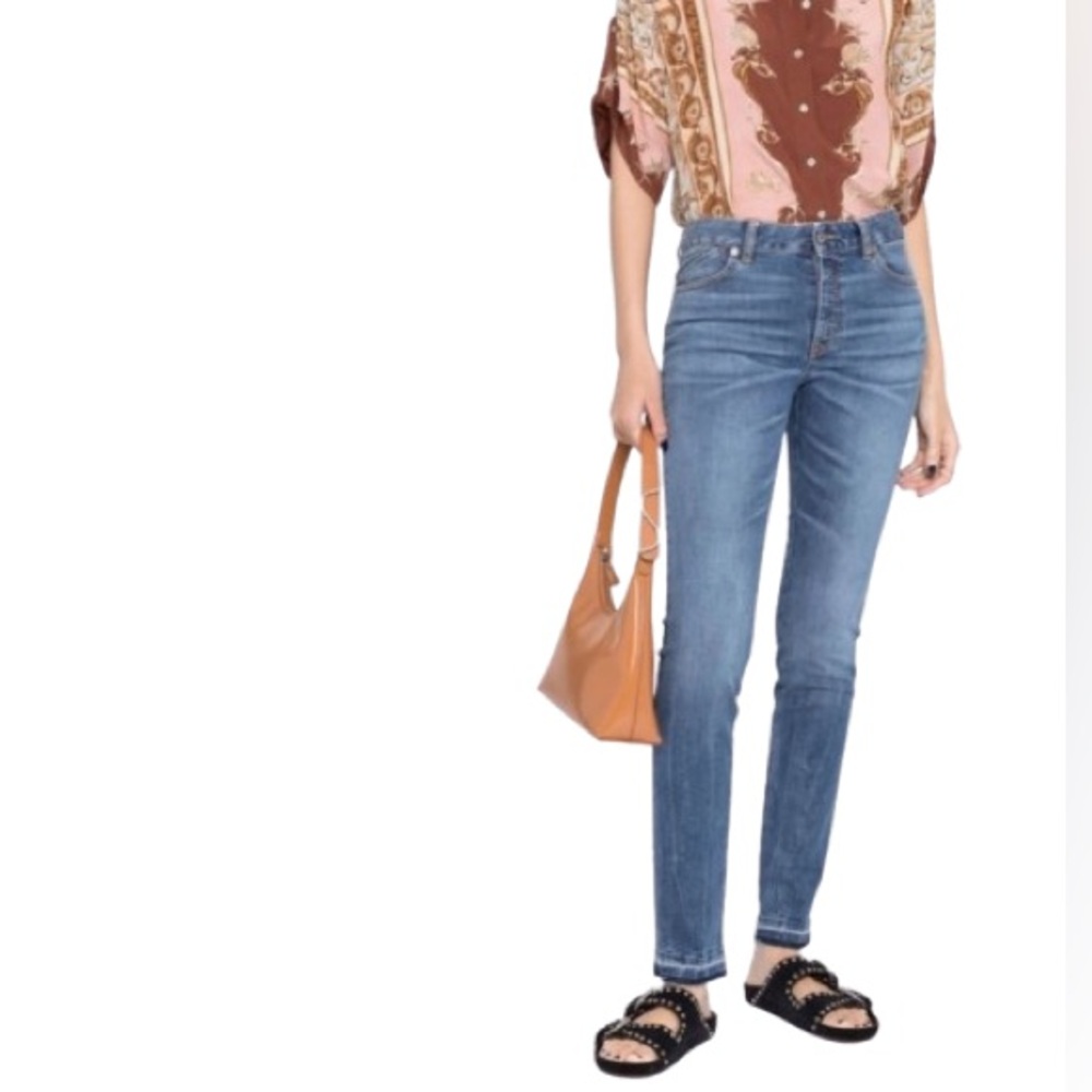 Just Cavalli Mid-Rise, Slim-Cut Jeans
